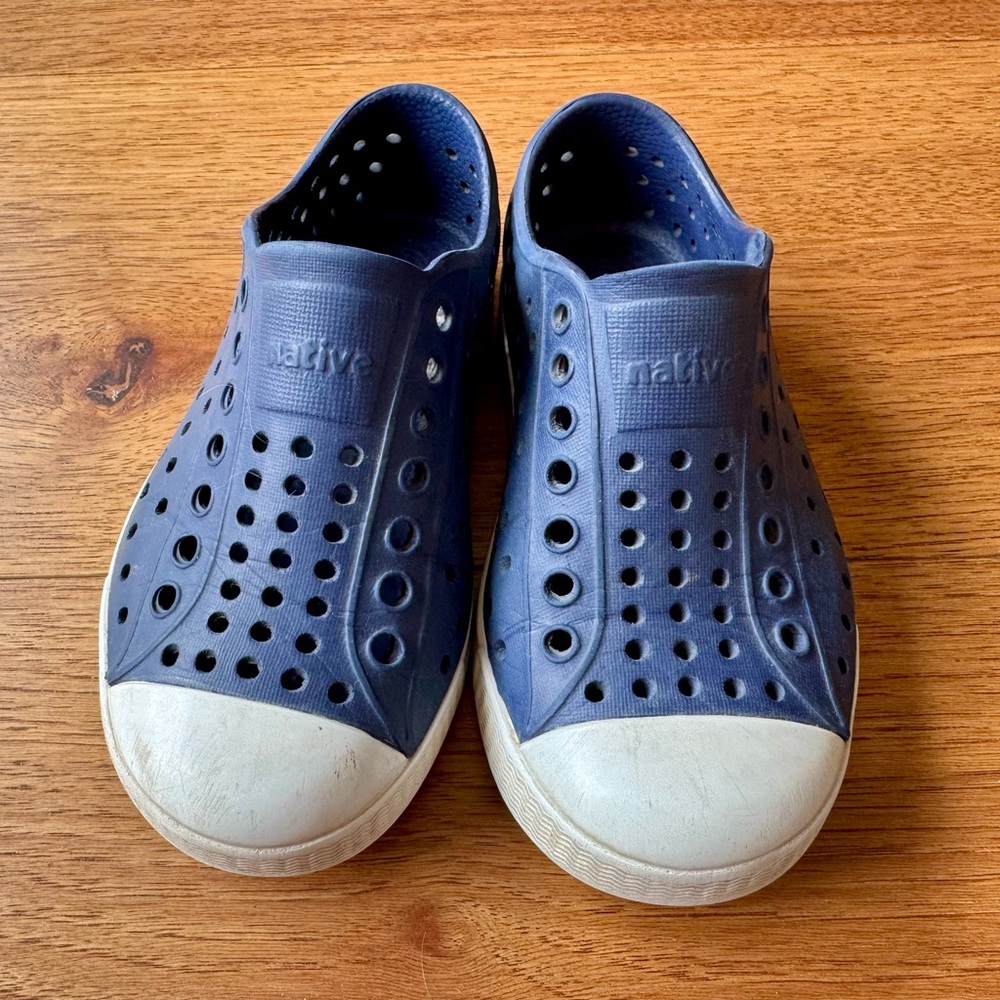 Native Kids Blue Slip-On Shoes